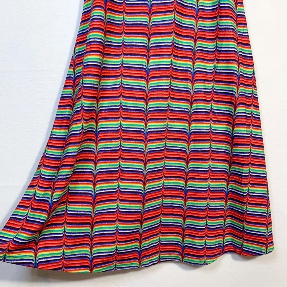 Columbia Rainbow Sleeveless Scoop Neck Athletic Dress Festival - Picture 4 of 9